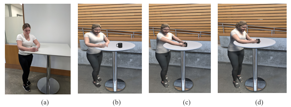 The figure depicts the problem formulation for redirecting contact interactions in AR telepresence with our novel approach to solving it.